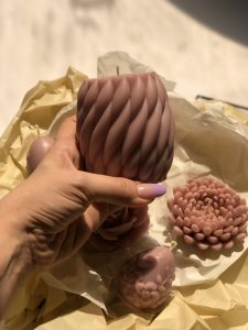 شات شیشه ای شمع کدو